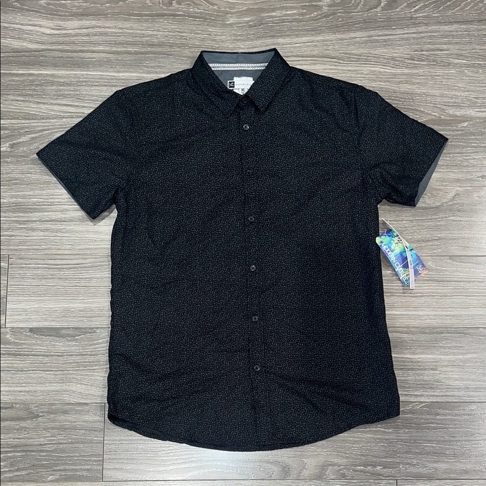 Classic Black Button Down Shirt for Men